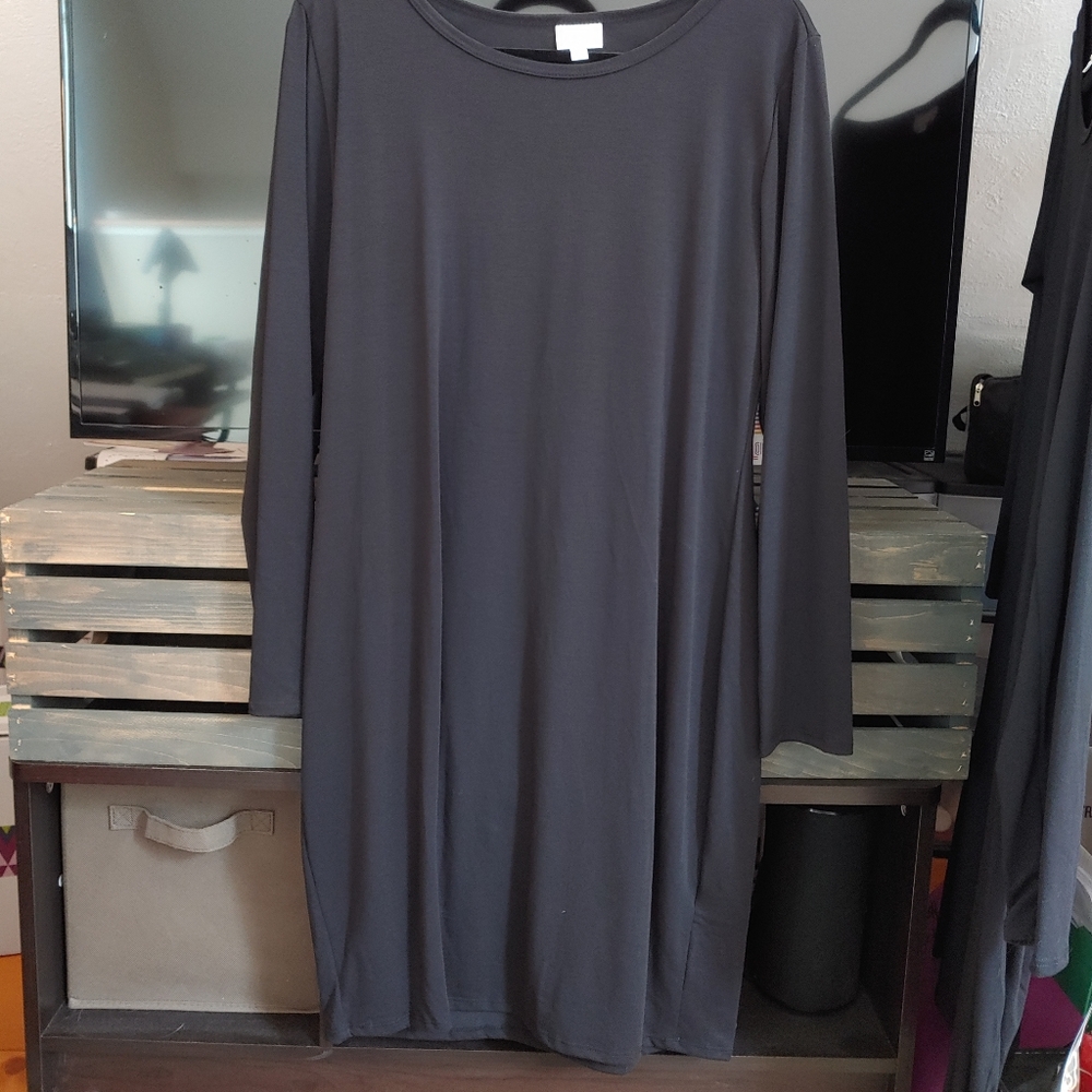 NWT Long Sleeve Black Shirt Dress